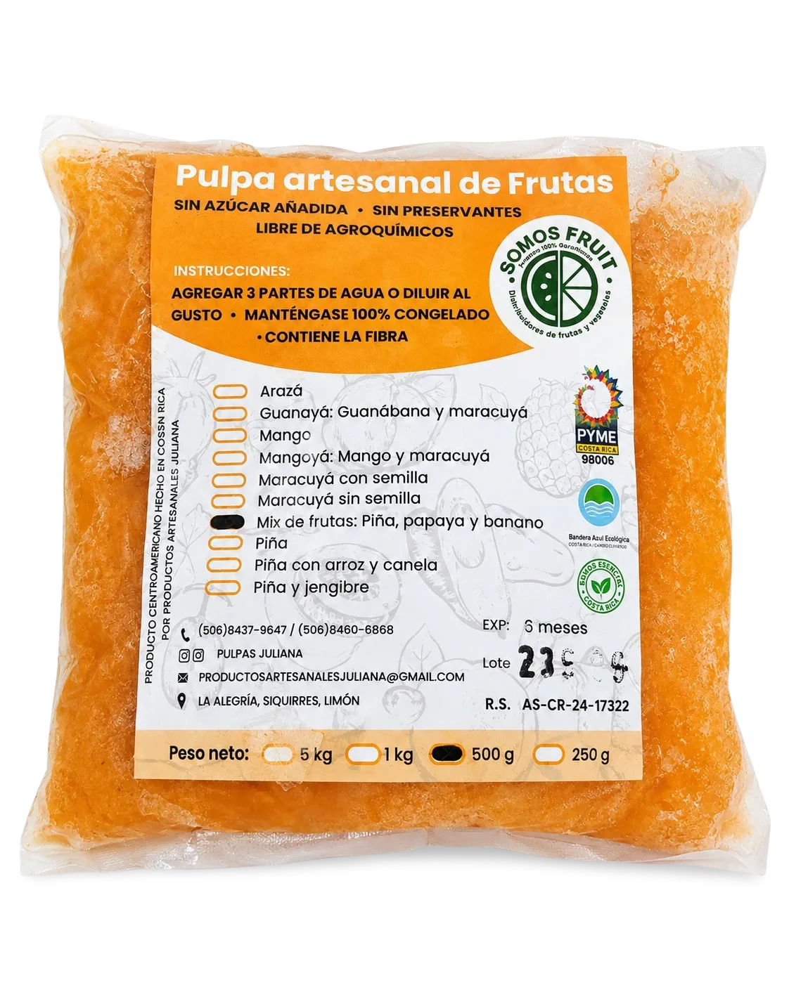 Mezcla De Frutas Tropicales